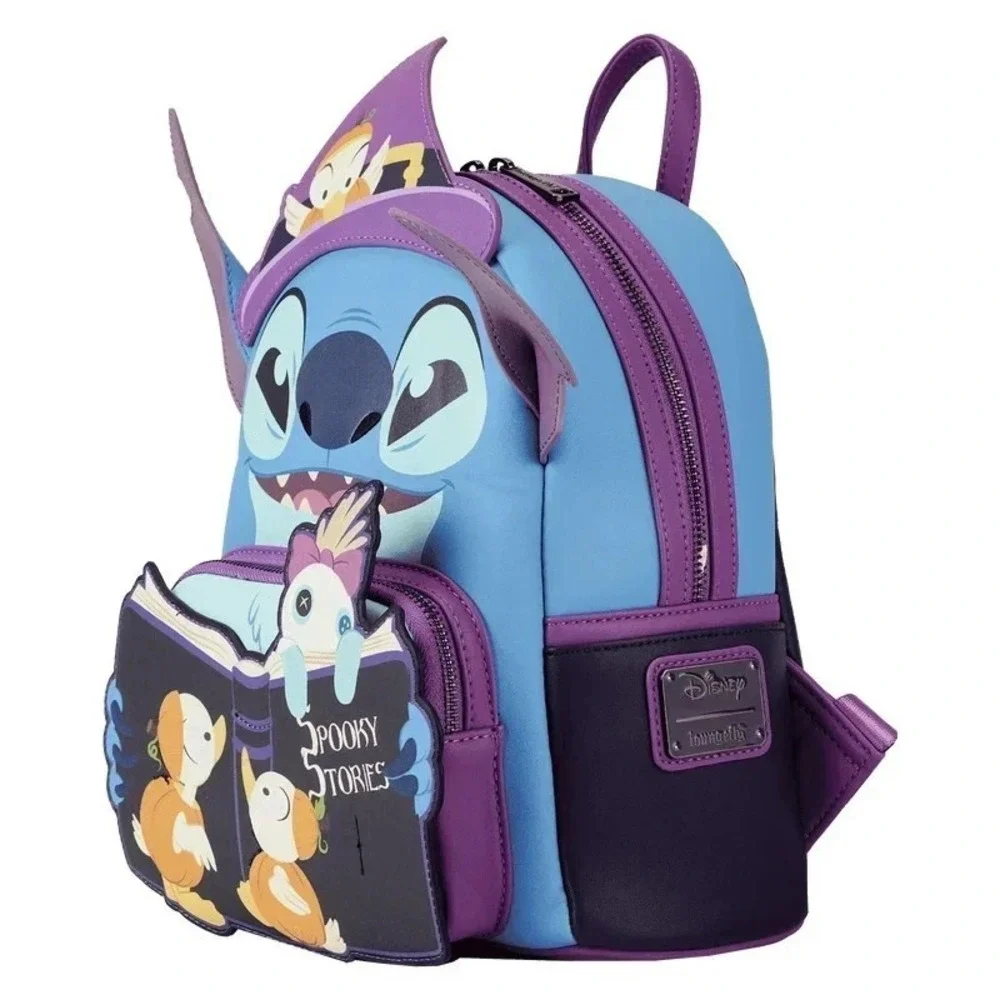 Loungefly Disney Stitch Spooky‎ Stories Halloween Glow Mini Backpack Exclusive
